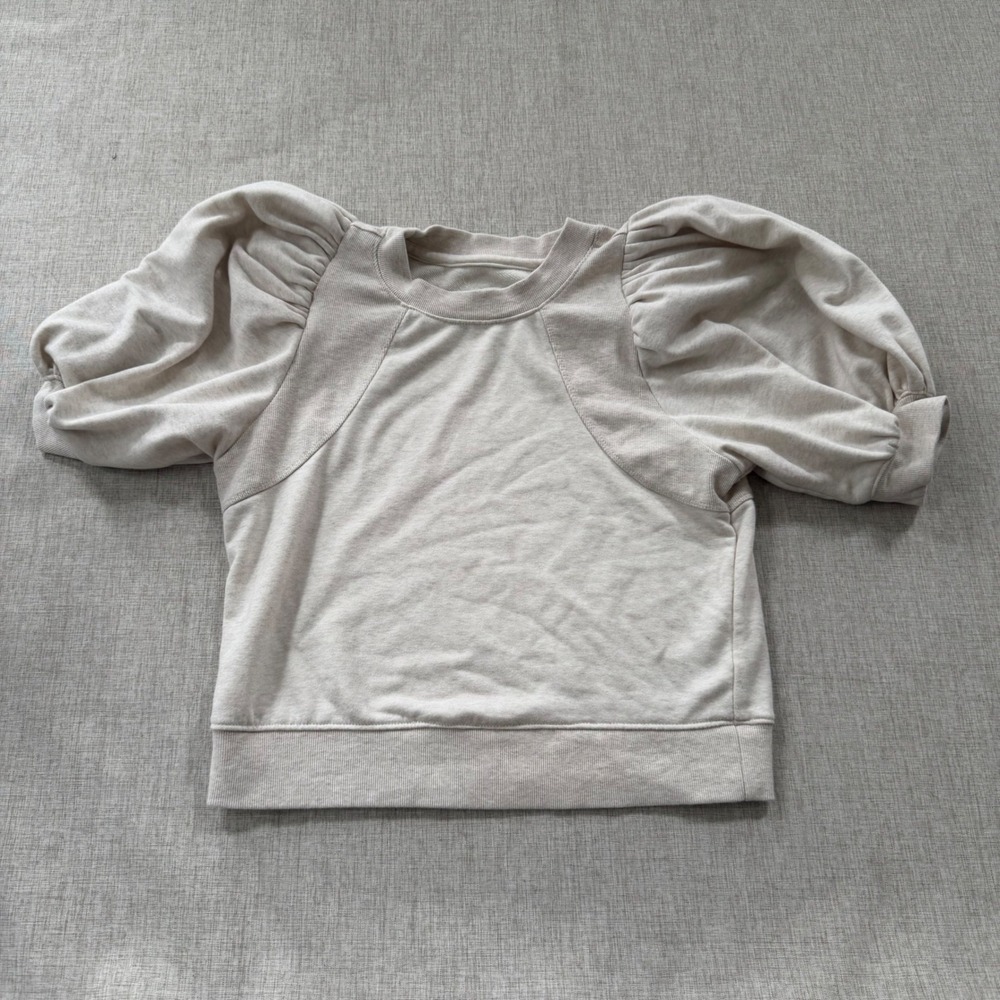 Maeve Anthropologie Puff Sleeve Shirt Women's Small cottage statement sleeve